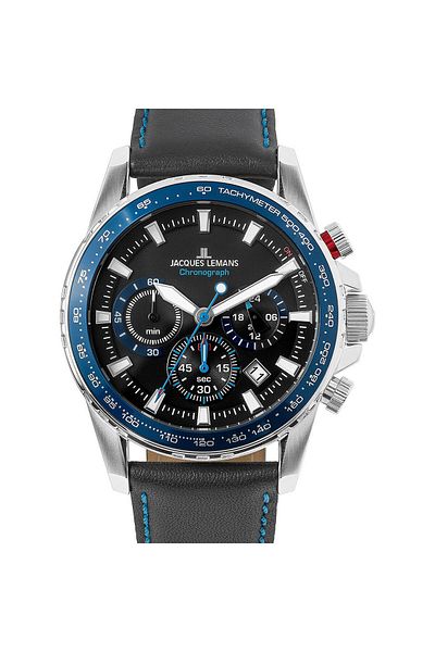 Jacques Lemans Mens Watch Jacques Lemans 1-2099B, Quartz, 42mm, 10ATM