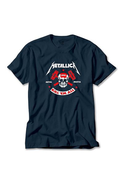 Z zepplin Μπλουζάκι Metallica Kill'em All Navy Blue