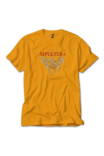 Z zepplin Κίτρινο T-shirt Sepultura