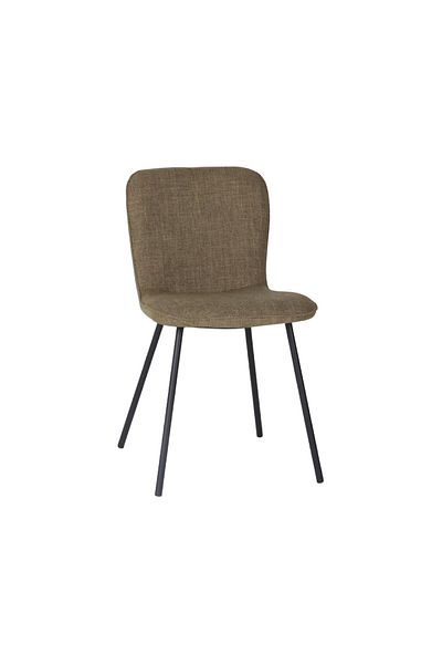 rexa Home Chair, Metal/Polyester, 44 x 52 x 77 cm