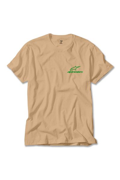 Z zepplin Κρεμ μπλουζάκι με λογότυπο Alpinestars