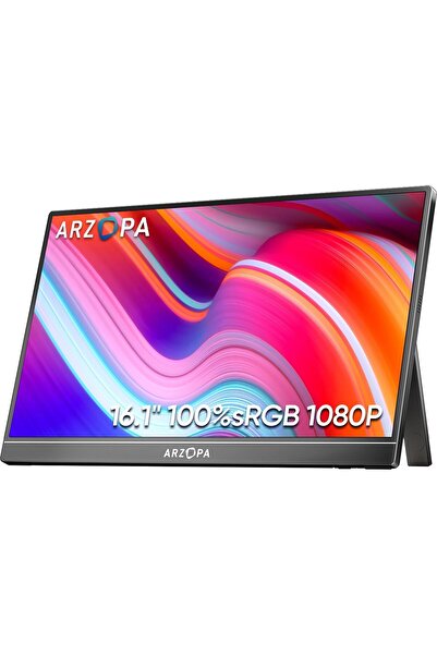 Arzopa Z1C 16.1" 60Hz 5Ms mHDMI+USB-C FullHD IPS Taşınabilir Monitör