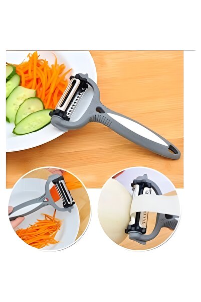 Lunetta 3IN 1 Metal Soyacak Plastik Saplı Soyacak