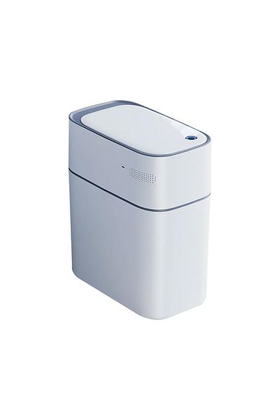 Limitless Bathroom Trash Can Smart Touchless Motion Sensor Adsorption, Automatic Garbage Can, Plasti