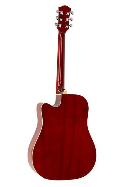 Richwood RD12CERS, electro acoustic guitar, active EQ, tuner, red sunburst finish
