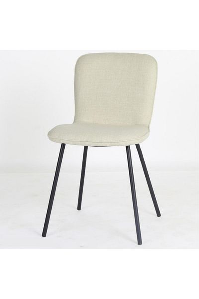 rexa Home Chair, Metal/Polyester, 44 x 52 x 77 cm