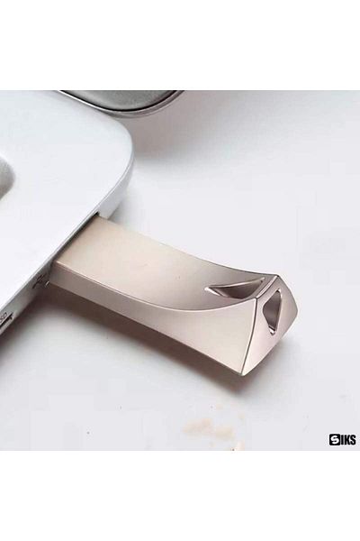 SIKS USB 2.0 Memory Stick, Transfer Speed 130 MB/s, Water Resistant, Scratch Resistant, Metallic