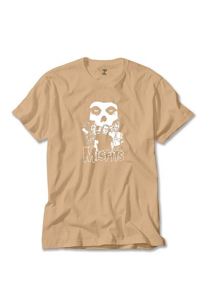 Z zepplin Misfits Group Logo Cream T-shirt