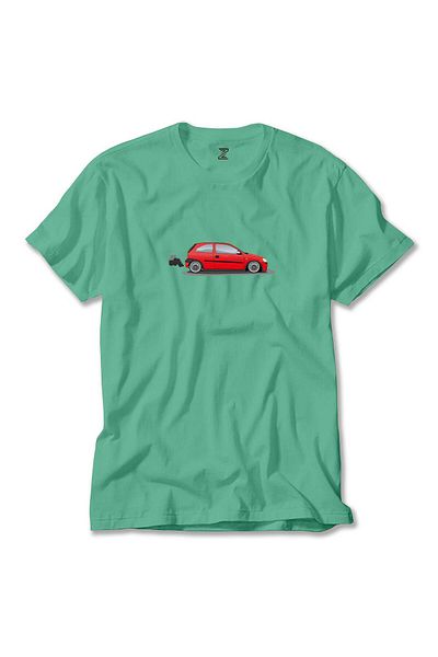 Z zepplin Opel Corsa Κόκκινο Πράσινο T-Shirt