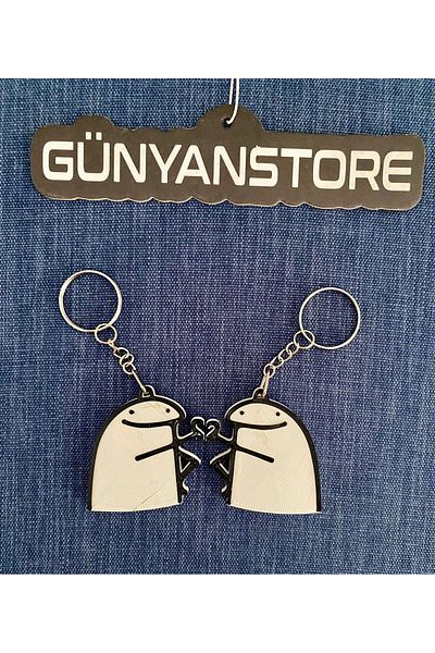 Günyan Store Flork Couple Dear Keychain