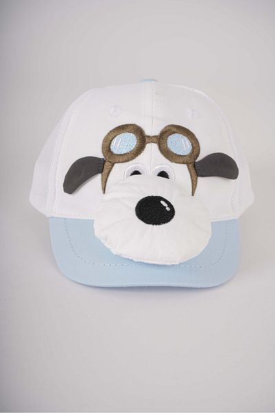 MİNİKO KİDS Kitty Baby Boy 1-3 Years Dog Model Hat