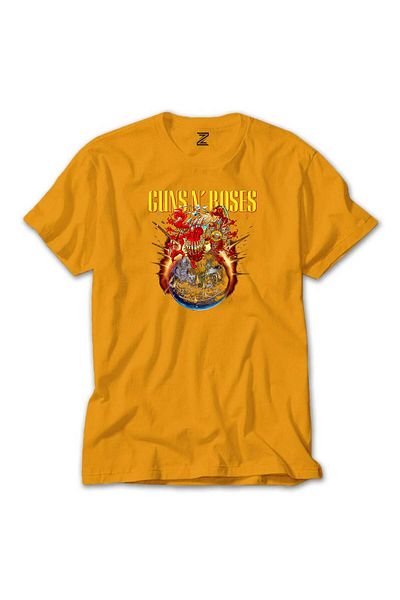 Z zepplin Κίτρινο μπλουζάκι του Guns N Roses 2025 Tour