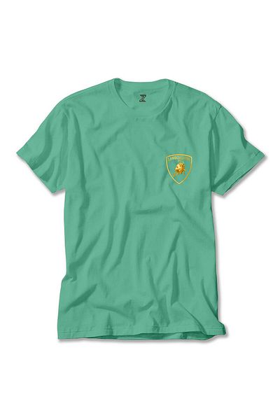 Z zepplin Πράσινο μπλουζάκι Lamborghini Gold Logo