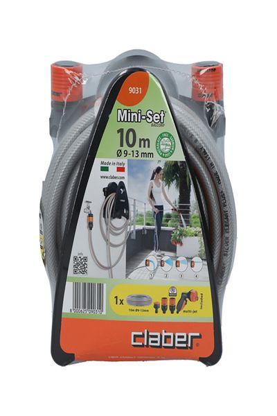 CLABER Adjustable Hose Reel Mini-Set with 4-Jet Spray Machine