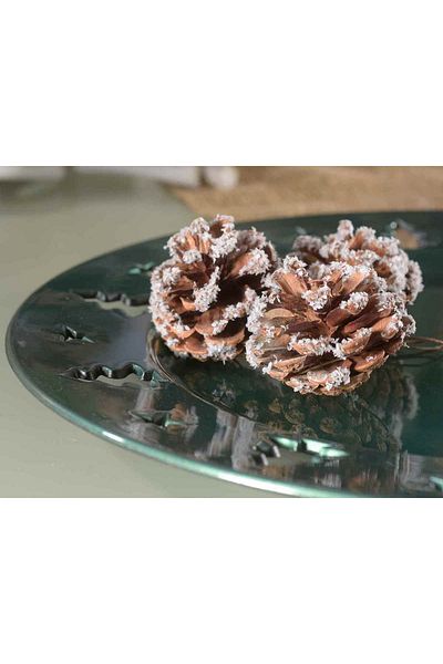 Decorer Set 12 plates melamine green Christmas 32.5 cm