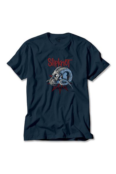 Z zepplin Μπλουζάκι Slipknot Ram Head Navy Blue