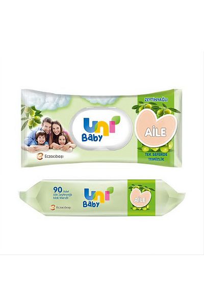 Uni Baby Family 90 Sheets with Olive Oil