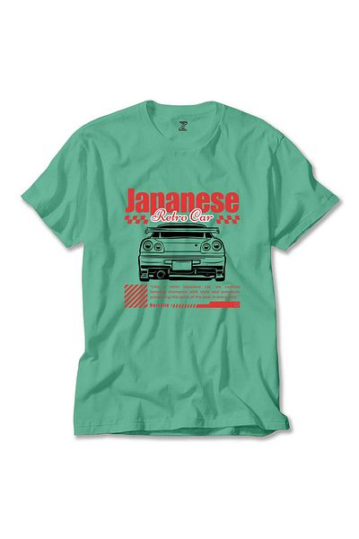Z zepplin Ιαπωνικό πράσινο μπλουζάκι GTR