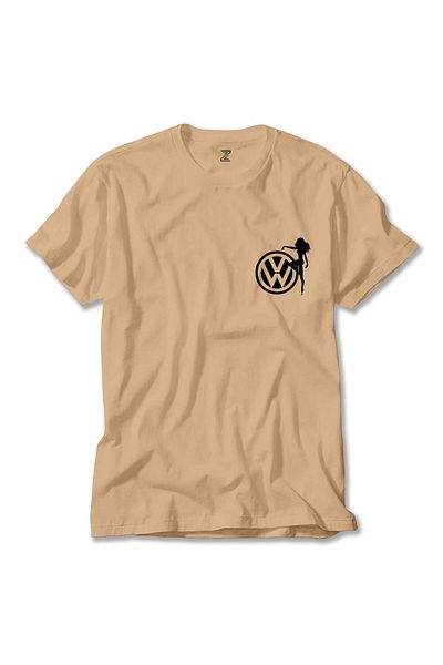 Z zepplin Κρεμ μπλουζάκι Volkswagen Woman Logo