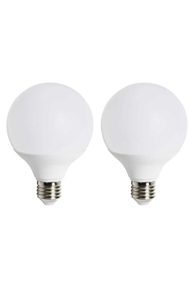 megüsa 15watt E27 Duylu 6500kelvin Beyaz Işık 1350lümen A Enerji G95 Led Glop Ampul 2 ADET