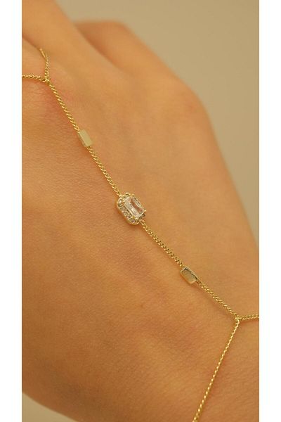 Jerie Baguette Stone Detailed Shahmeran