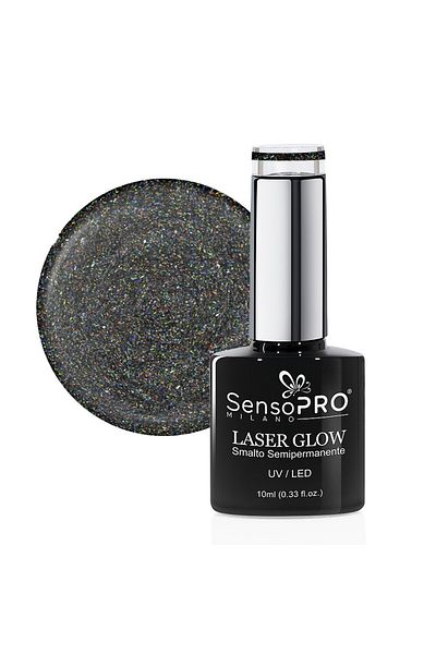 SensoPRO Milano Oja holografică semipermanentă Laser Glow SensoPRO Milano 10ml, Holo Opulence #27