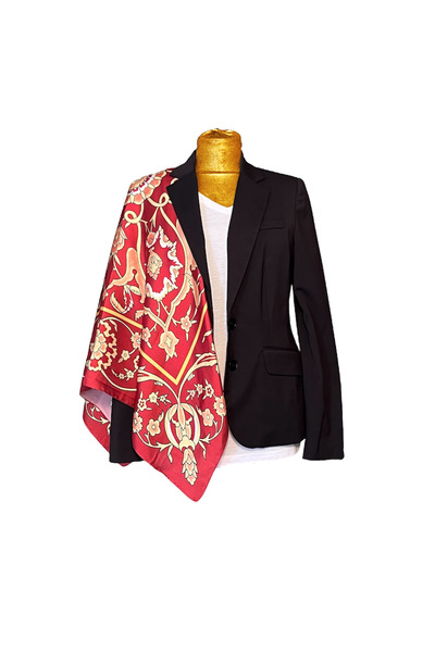 EDİRNE KIRMIZISI Edirne Red Classic Scarf 90X90