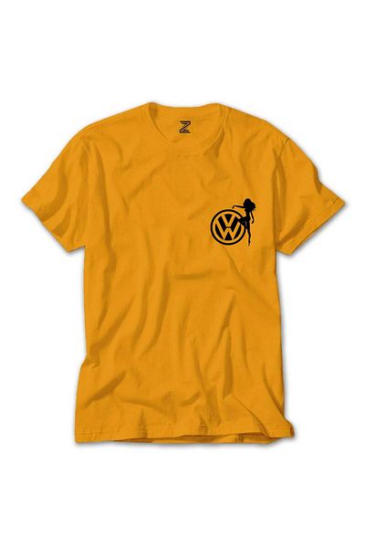 Z zepplin Volkswagen Woman Logo Yellow T-Shirt