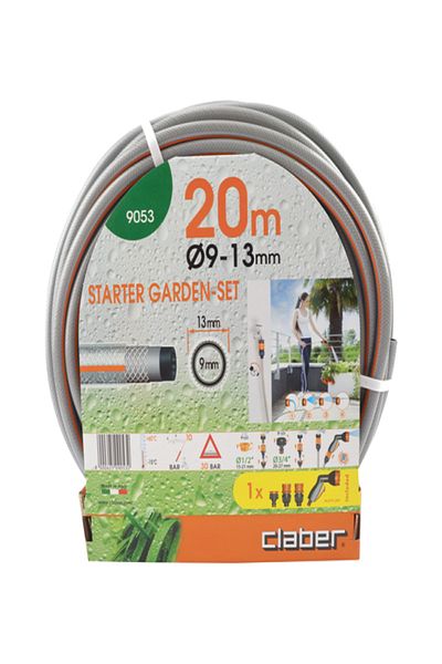 CLABER High Quality Aquastop System Starter Garden Hose Set