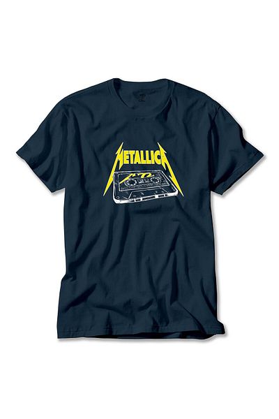 Z zepplin Μπλουζάκι Metallica Tape Navy Blue