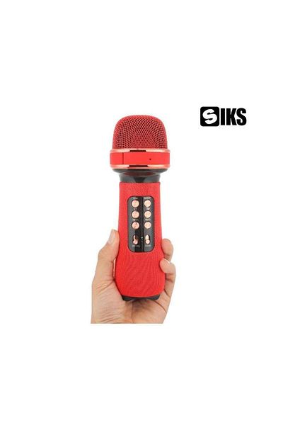 SIKS Wireless Karaoke Microphone, Wireless, Stereo, 4 Voice Effects, Rechargeable