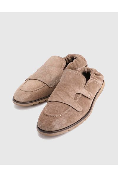 İLVİ Crawley Suede Leather Mink Men's Loafer Shoes
