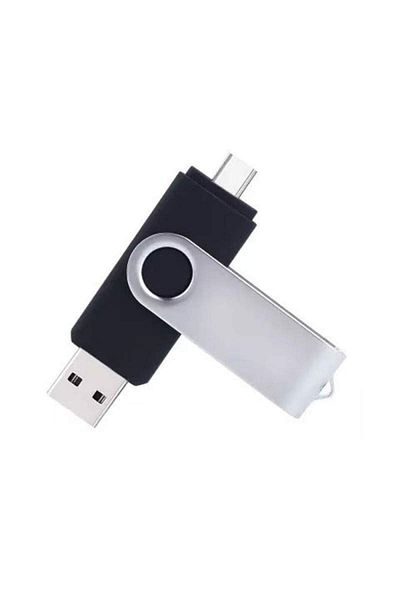 SIKS Memory Stick, 64 Gb, 2 In 1, With Usb 2.0 And Type-c, 360⁰ Rotatable, Waterproof