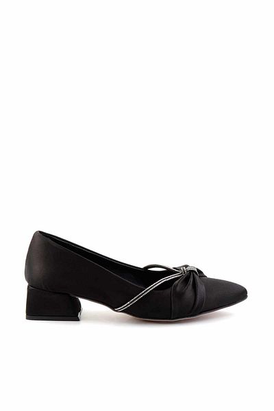 Bambi Pantofi clasici cu toc de damă negru mat K01039100038