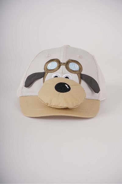 MİNİKO KİDS Kitty Baby Boy 1-3 Years Dog Model Hat