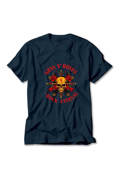 Z zepplin Μπλουζάκι Guns N Roses Rock Eternal Navy Blue