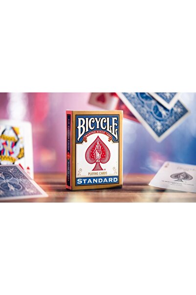 Bicycle ®   لعبة الورق القياسية - أزرق