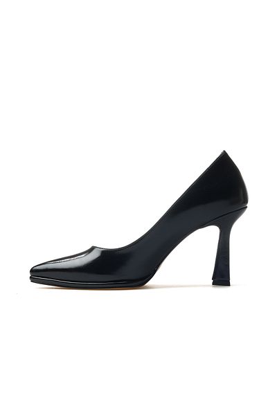 YAŞAR KAŞLI Women's Platform Heeled Shoes 25Y Ykş.8283 Z Black Patent Leather