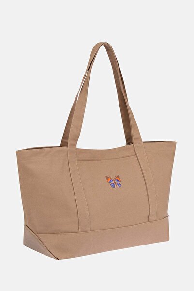 WWF Market Τσάντα παραλίας Kallima Parelekta Canvas - Καφέ