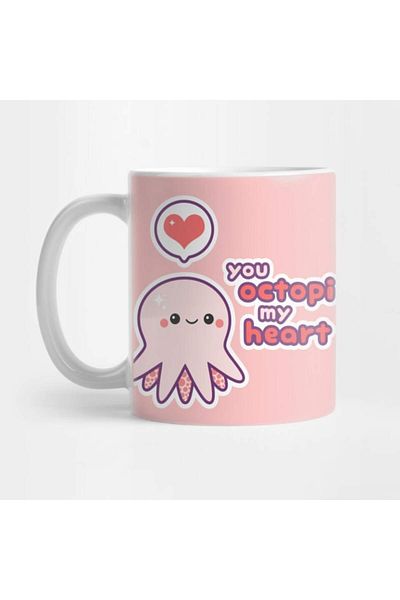 Pixxa Love Octopus Mug Cup