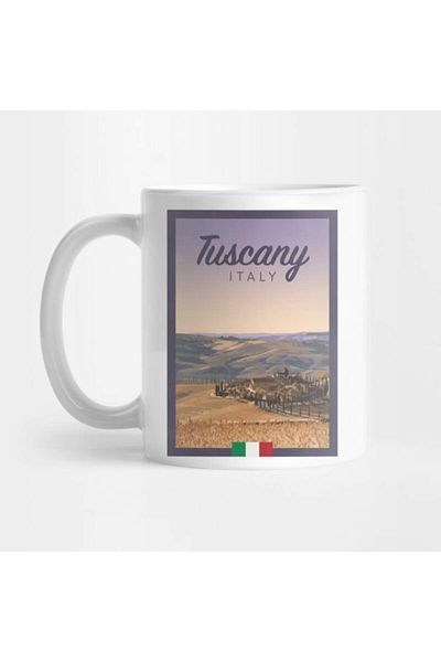 Pixxa Tuscany, I·Taly - Travel Love - Traveler Mug