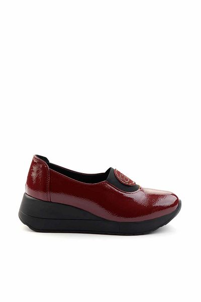 Bambi Claret Red Γυναικεία Casual Παπούτσια K01586391108