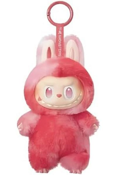 IQTENA Third Generation Labubu Vinyl Macaron Doll, 17 cm (Pink)