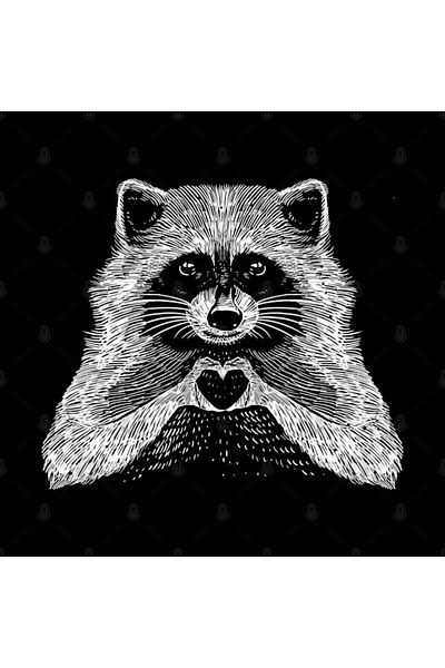 Pixxa كوب الراكون