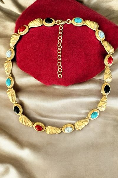 Pinty Design Vintage Steel Muscle Necklace
