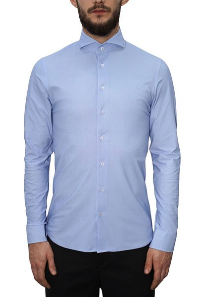 IOS - Innovation of suiting STRETCH SHIRT - IOS by Maica - ROYAL BLUE, XXL