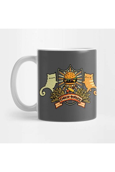 Pixxa Chesse Burger - Hamburger Love Mug