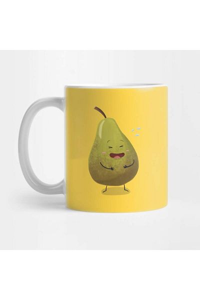 Pixxa Pear Mug Glass