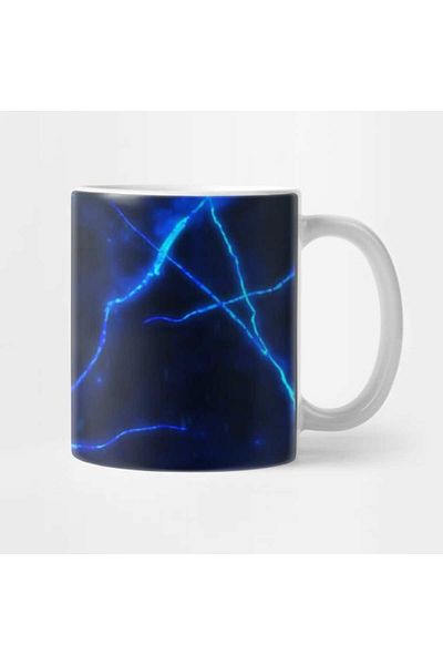 Pixxa Blue Lightning Mug
