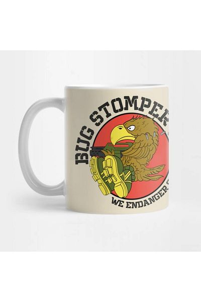 Pixxa Bug Stomper - We Endanger Species Mug Cup